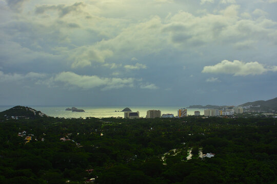 Vista de Ixtapa Guerrero desde mirador.