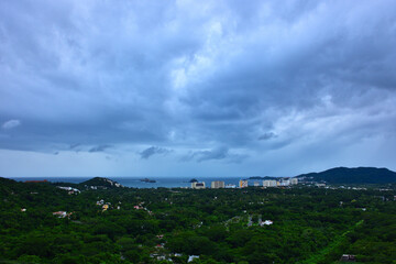 Vista de Ixtapa Guerrero desde mirador.