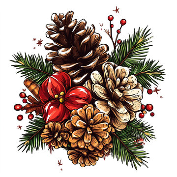 Pine Cone clip art preview