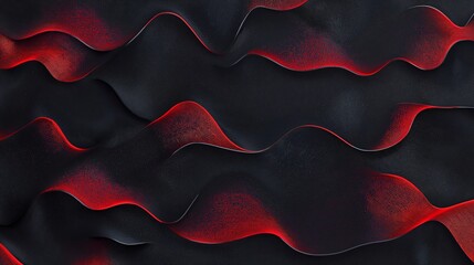 Fototapeta premium wavy pattern for securities, background vector illustration, black and red