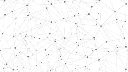 Technology abstract background. Abstract Plexus mesh geometric background. Circles connected by lines. Minimalist mesh backdrop. Abstract polygonal shape.