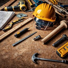 Herramientas de construcción creadas por IA.
