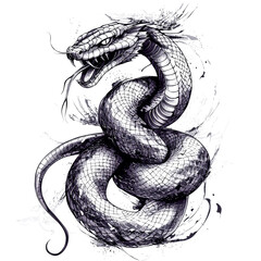 Fototapeta premium Dragon Coiled in Chinese Style with Bold Details