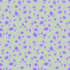 Autumn floral seamless dog-rose flower pattern for fabrics and linens