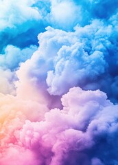 Fototapeta premium Colorful background, gradient, blurry effect, colorful smoke clouds, colorful clouds, blurred background