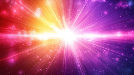 Abstract Light Burst Background