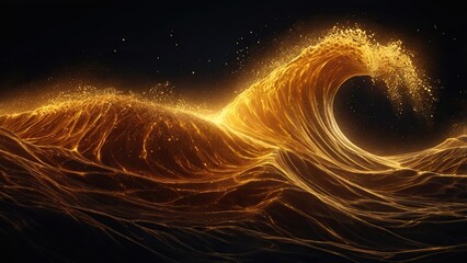 abstract background with fire