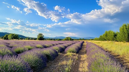 Fototapeta premium Exploring the Beautiful Lavender Fields in Provence, France