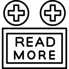 Fototapeta premium Read More Icon