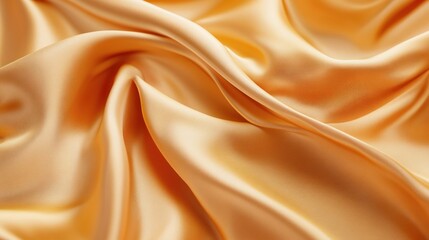 Fototapeta premium Abstract Draped Golden Silk