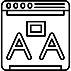 Text Formatting Icon