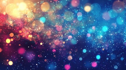 Dazzling Cosmic Bokeh: A Celestial Dance of Light and Wonder