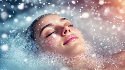 Joyful Morning Bath with Soft Bubbles