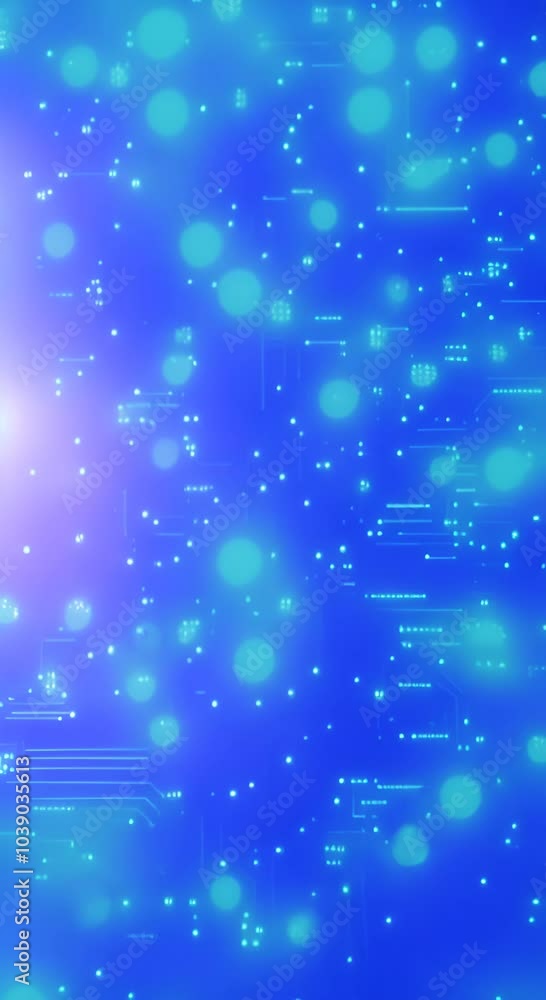 Poster abstract technology background abstract blue glowing circuit board background futuristic blue circui