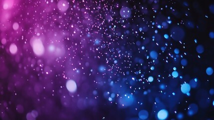 Abstract Purple and Blue Bokeh Background