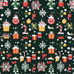 christmas seamless pattern