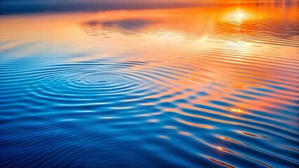 Obraz premium Soft Ripples on Water Surface