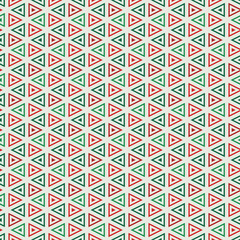 Contemporary grid pattern. Triangles motif. Repeated geometrical figures, lines ornament. Modern abstract background. Seamless surface design. Simple structure wallpaper. Digital paper, textile print.