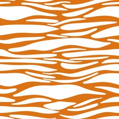 Classic Big White Tiger Pattern