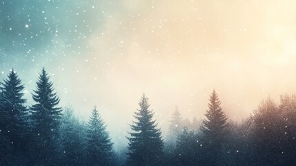 Fototapeta premium winter forest background