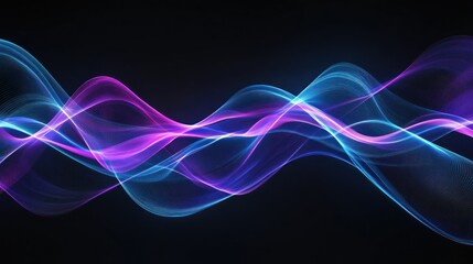 Fototapeta premium Abstract Neon Waves