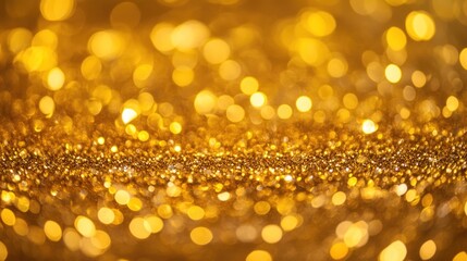 Golden Glitter Background