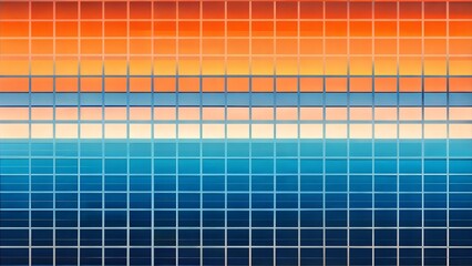Abstract Pixelated Grid Pattern with Subtle Transitions