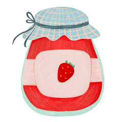 Strawberry Jam Jar