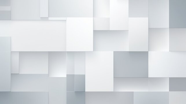 Vector Abstract Elegant white and grey Background. Abstract white Pattern. Squares Texture
