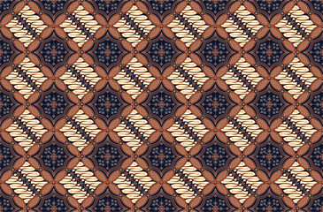 Indonesian batik motifs, Motif development of classic batik motifs. eps 10