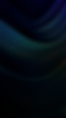 Dark abstract gradient with smooth flowing waves of deep blue and green hues, enhanced by a grainy texture in a vertical 4K format. Perfect for sleek and modern backgrounds