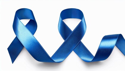 blue awareness ribbon