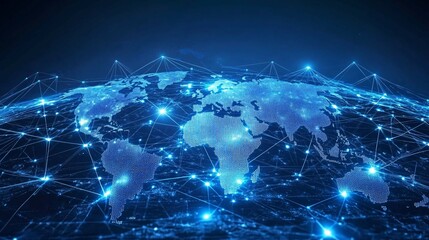 A Digital Representation of the Earth with Interconnected Nodes