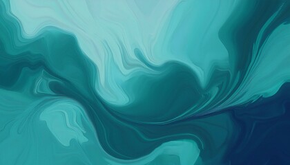 Fototapeta premium Abstract watercolor paint background by nay blue and teal green with liquid fluid texture for background