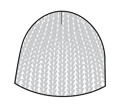 recommend clip art: Toque Hat Knitted Winter Head Fashion accessory cap clothing technical illustration. Vector headgear for Men, women, unisex style, flat template CAD mockup sketch outline isolated