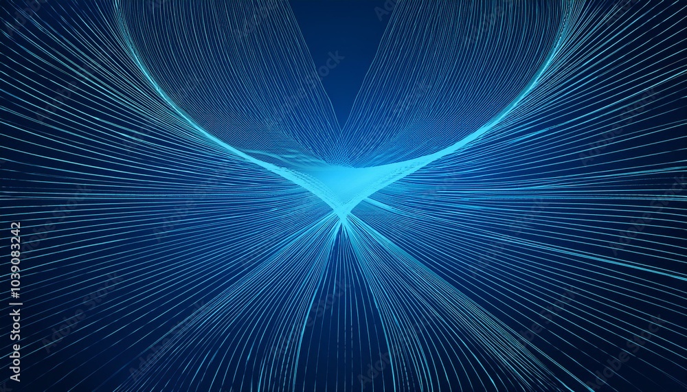 Poster vector abstract line pattern, digital hi tech technology design and light effect
