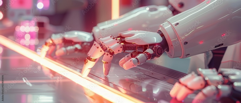 Poster exploring the intersection of robotics and human collaboration the future of smart technology in wor