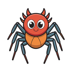 A cute spider vector art illustration file .