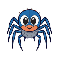 A cute spider vector art illustration file .