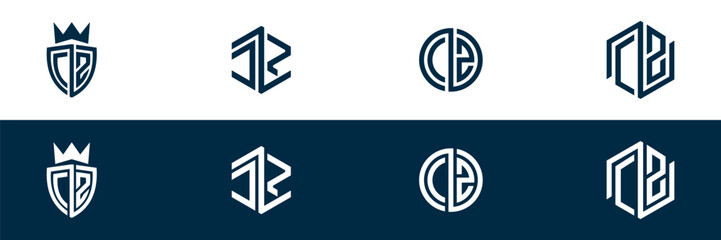 Typography CS letter logo design