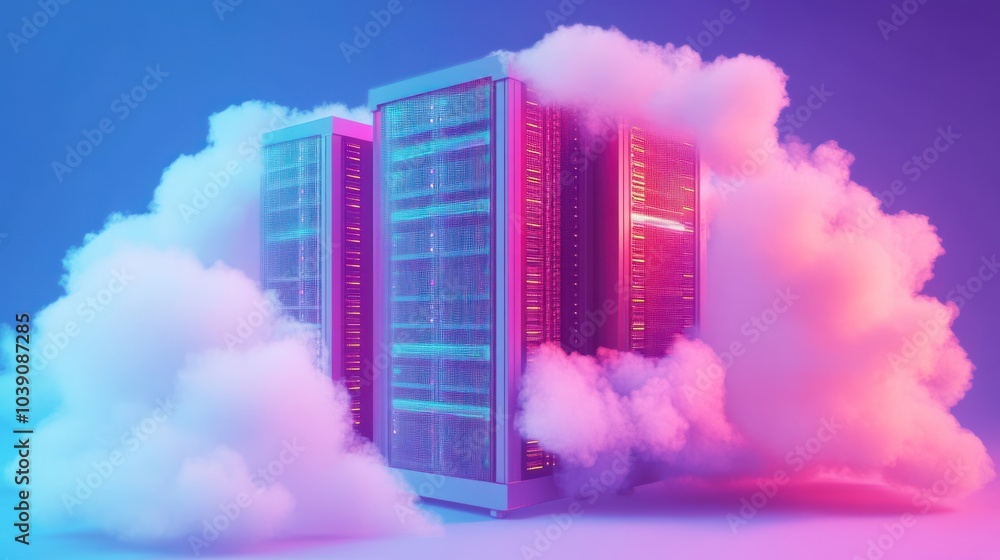 Poster cloud computing data center