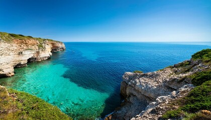 Obraz premium view of the coast of island