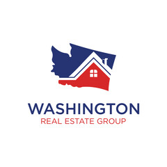 washington state real estate group vector design logo	