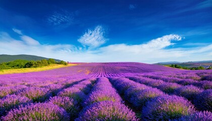 lavender field at sunset