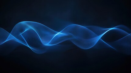 Abstract Blue Wave