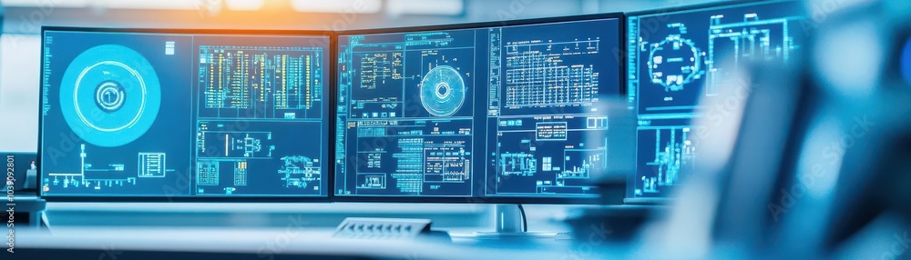 Poster Fuel processing control room, digital interfaces, monitoring in progress