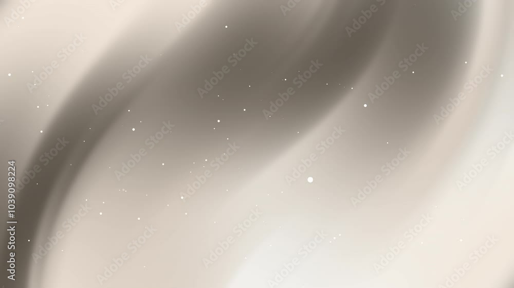 Poster light gray gradient background with white dots and curved lines. suitable for minimalistic design, a
