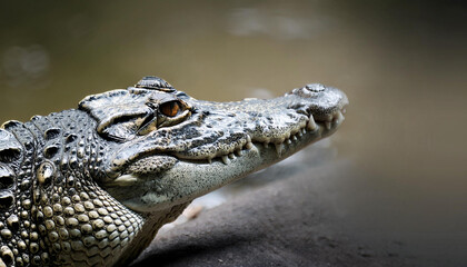 Fototapeta premium Close-Up of a Crocodile
