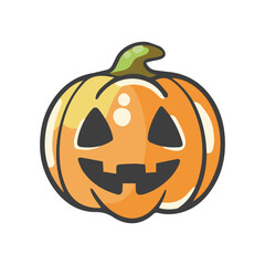 Happy Halloween. Web banner or invitation. Stickers for social networks. Vector illustration. 