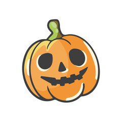 Happy Halloween. Web banner or invitation. Stickers for social networks. Vector illustration. 